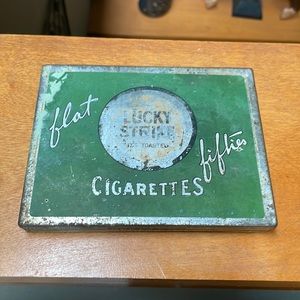 Vintage Lucky Strikes Cigarette Tin